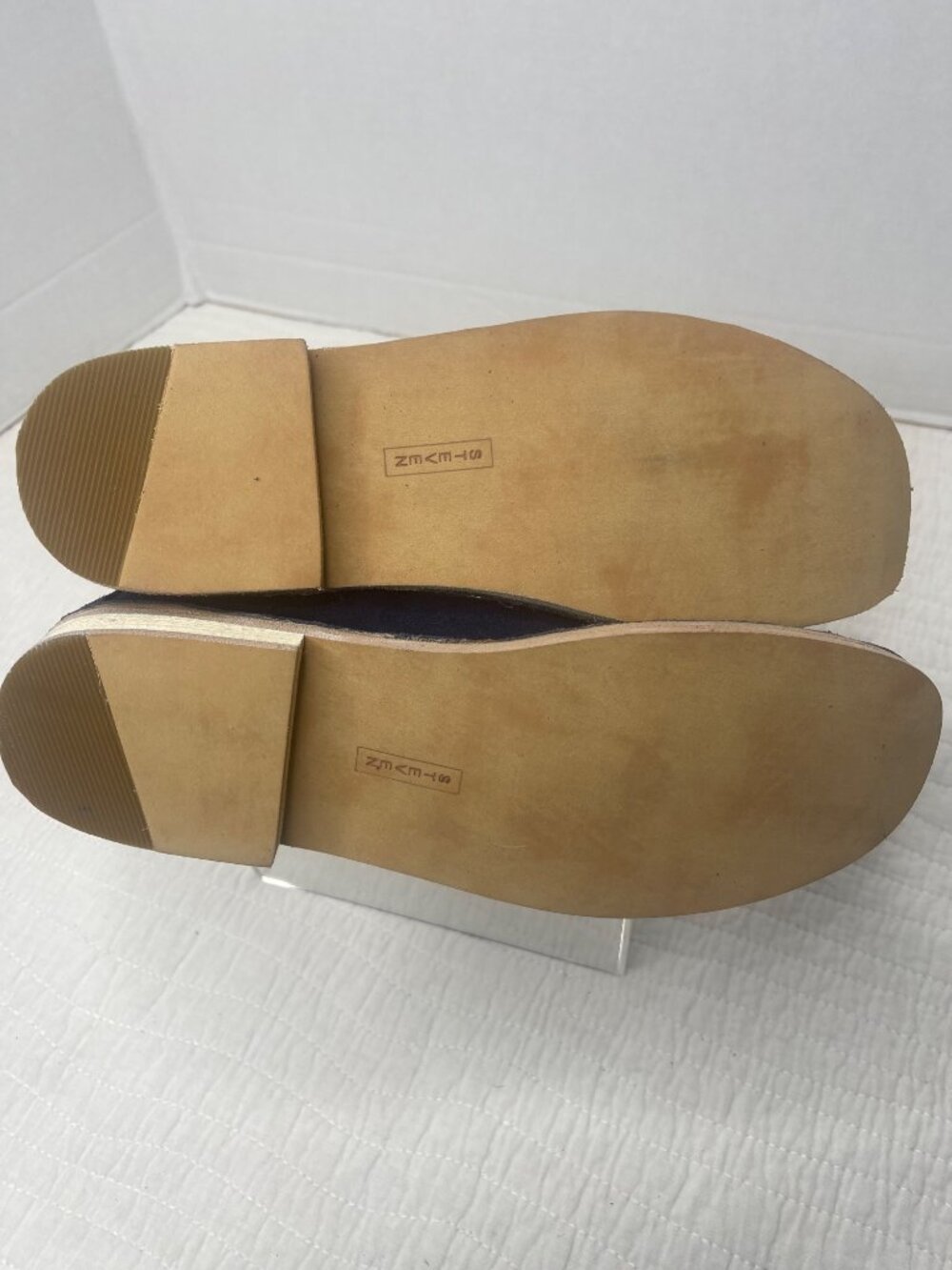 Steve Madden Navy Blue Suede Chelsea Casual Boots Slip-On Retro 60s - Picture 6 of 8
